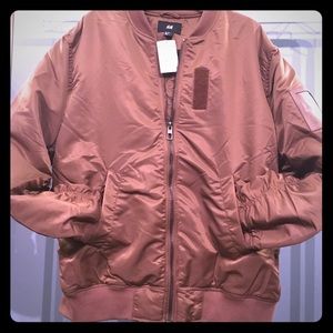 H&M BOMBER JACKET BRAND NEW WITH TAGS NWT COPPER